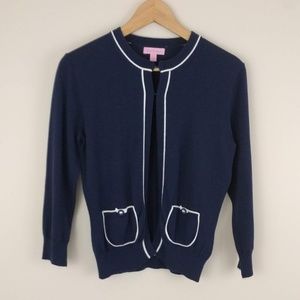 Lilly Pulitzer 100% Cotton 3/4 Sleeve Cardigan